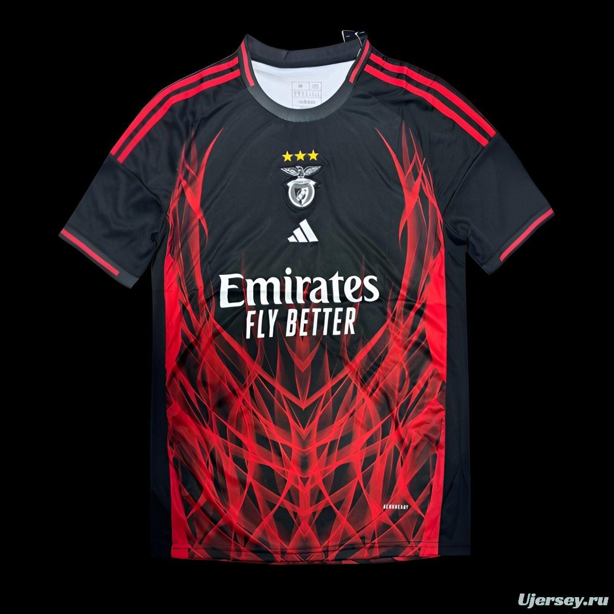 25/26 Benfica Away Black Concept Jersey