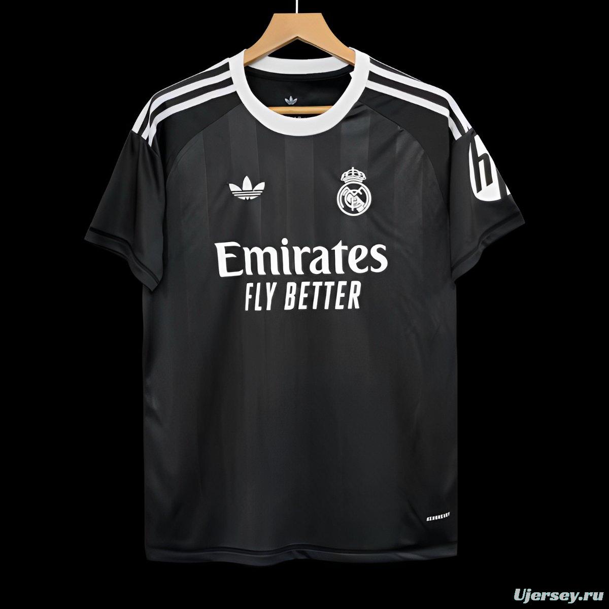 25/26 Real Madrid Black Goalkeeper Jersey