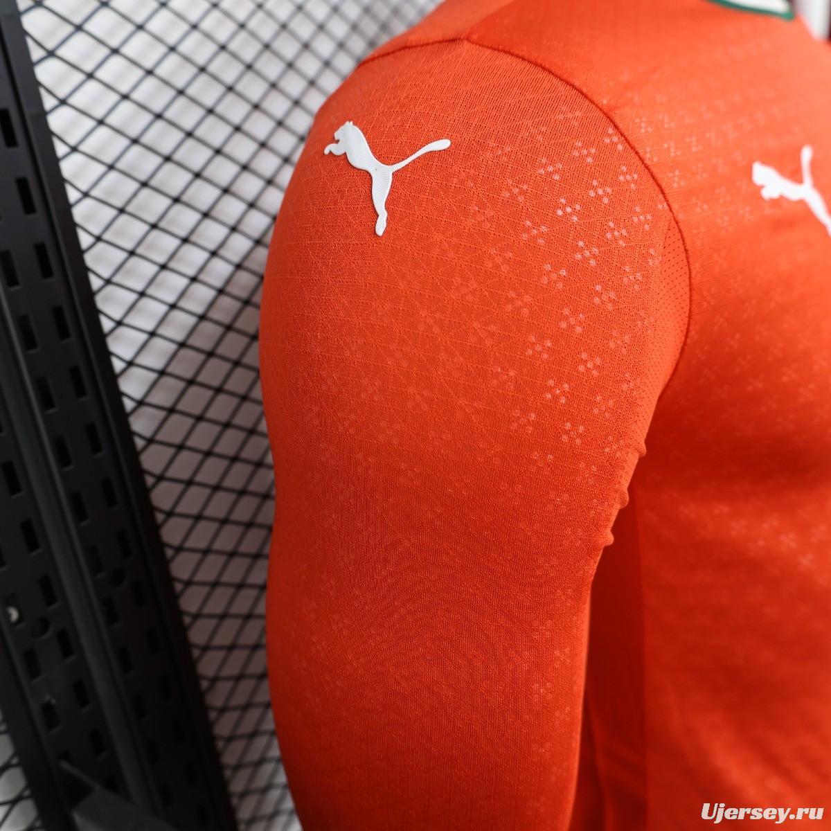 Player Version 2025 Portugal Home Long Sleeve Jersey