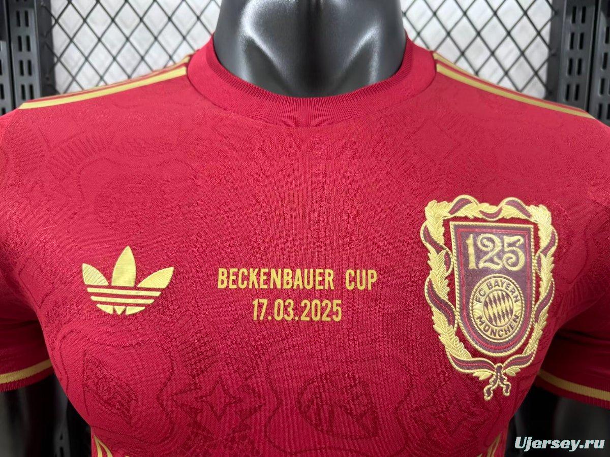 Player Version 2024/25 Bayern Munich 125 Anniversary Beckenbauer Jersey