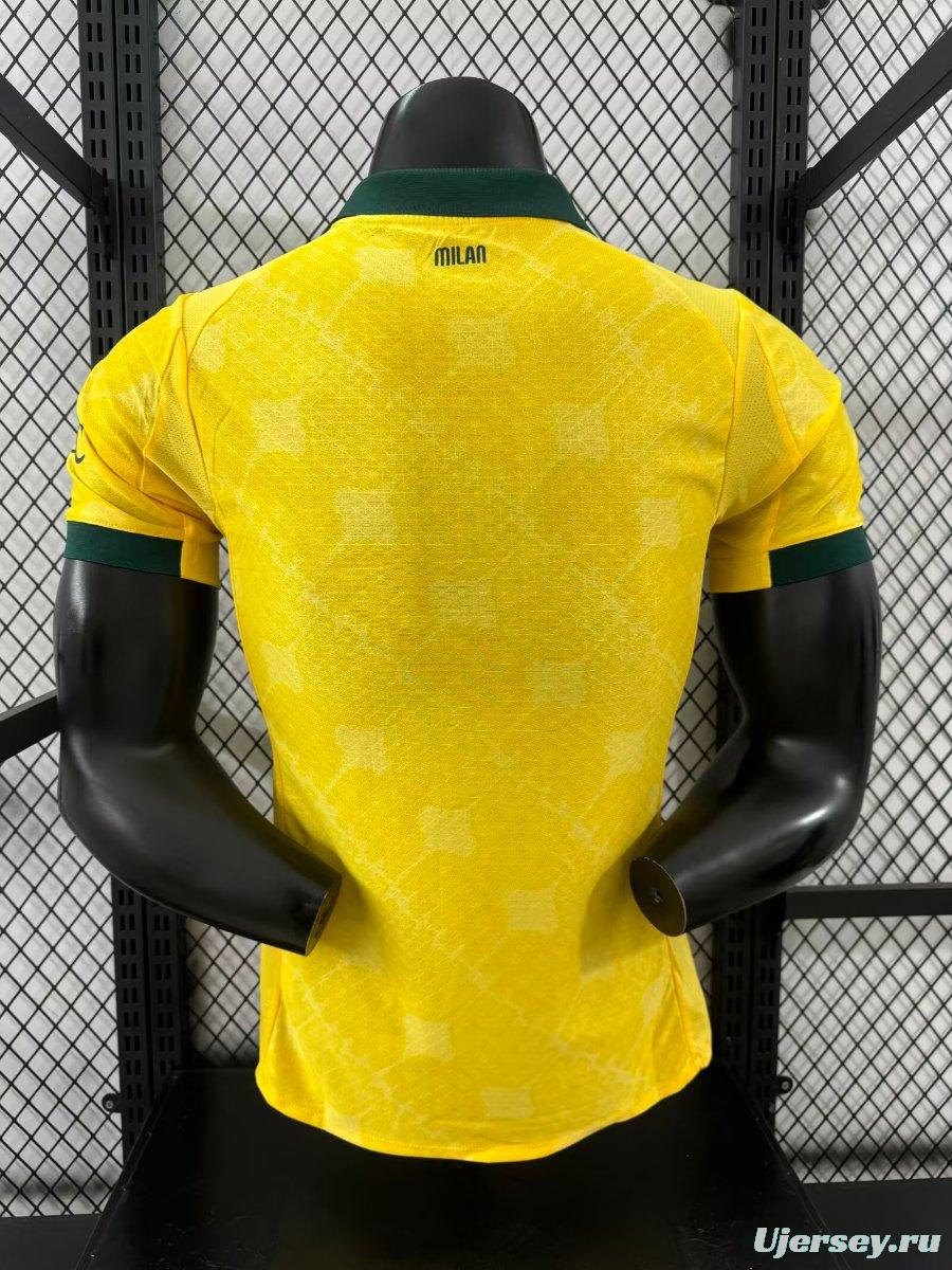 Player Version 25/26 AC Away Yellow Jersey