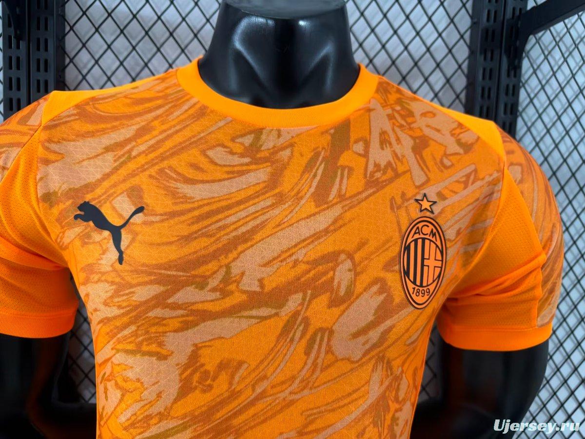 Player Version 25/26 AC Milan Orange Jersey