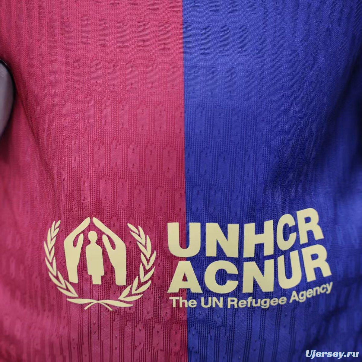 Player Version 24/25 Barcelona x Travis Scott Home Jersey