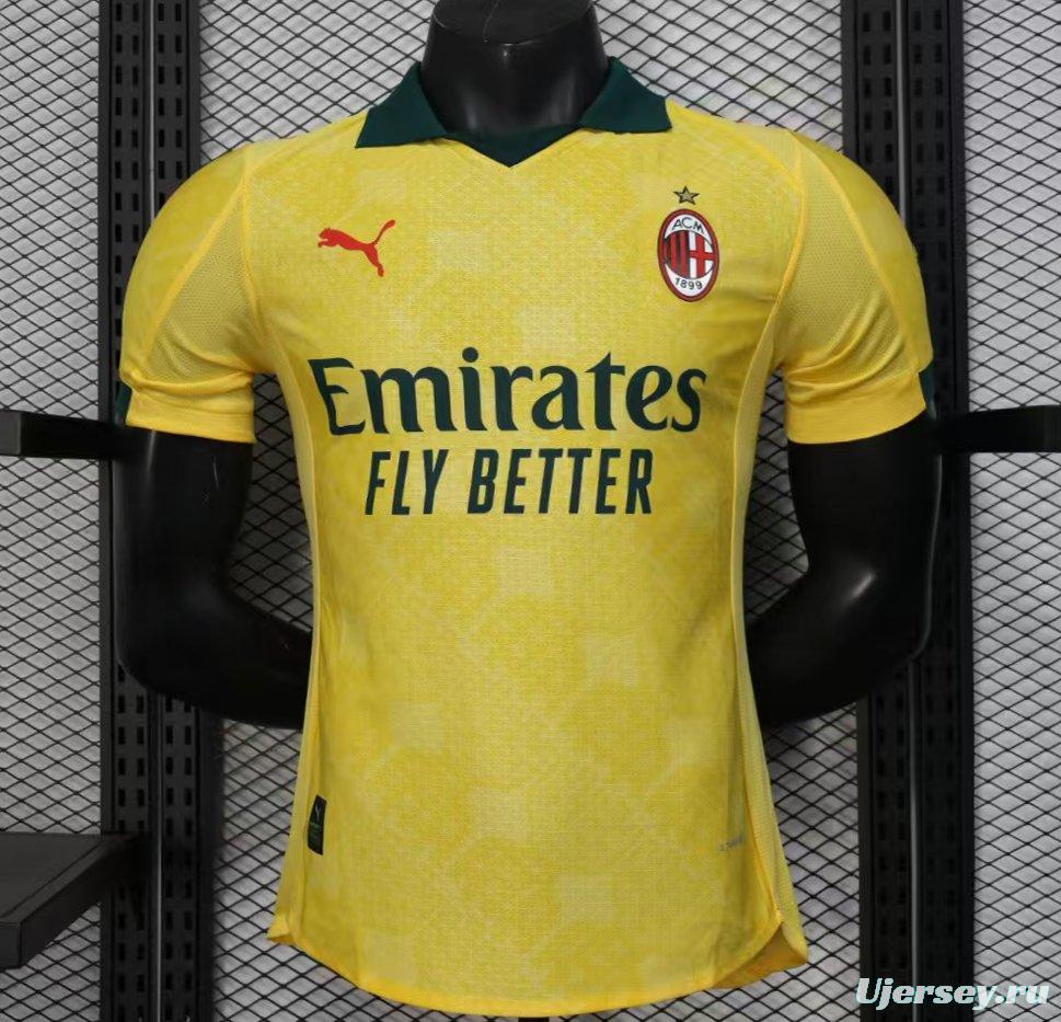 Player Version 25/26 AC Milan Third Yellow Jersey