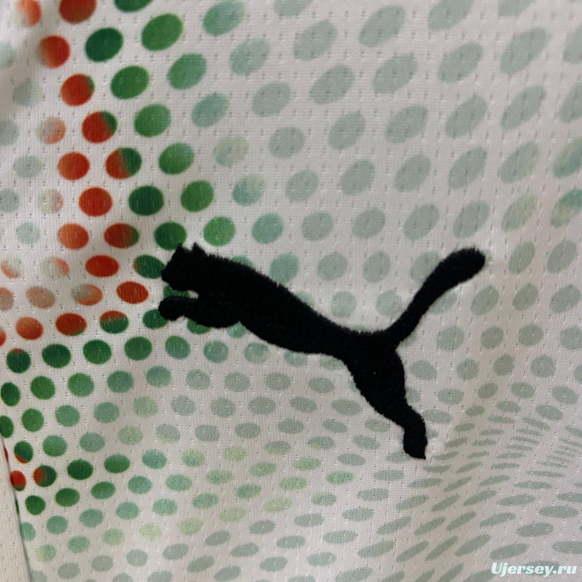 2025 Kids Portugal Away White Jersey