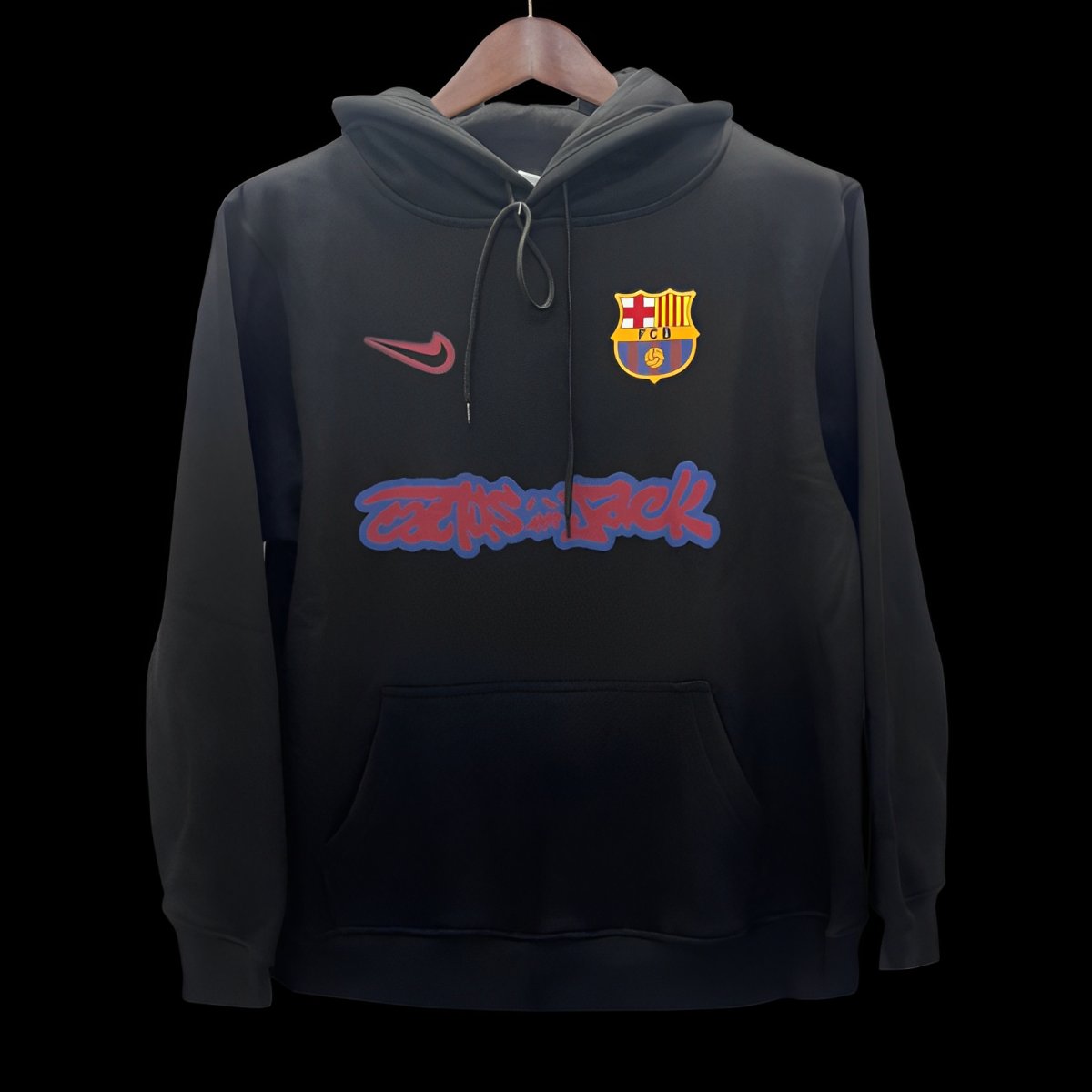 25/26 Barcelona Travis Scott Black Hoodie