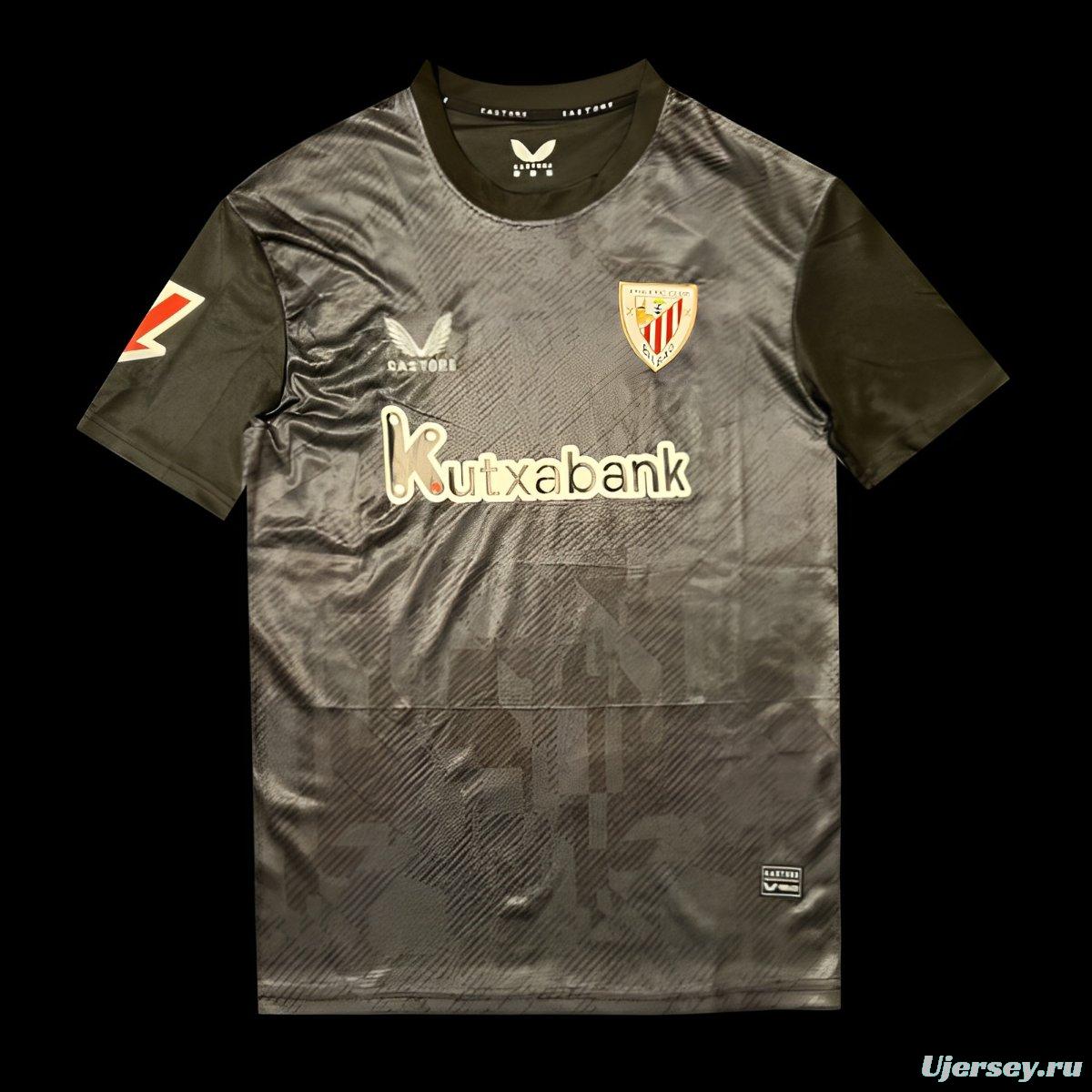 25/26 Athletic Bilbao Away Black Jersey