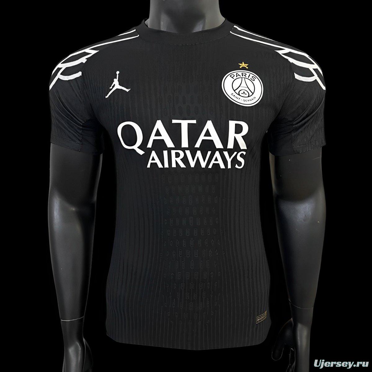 1 Star Player Version 25/26 PSG Black Champion Jersey