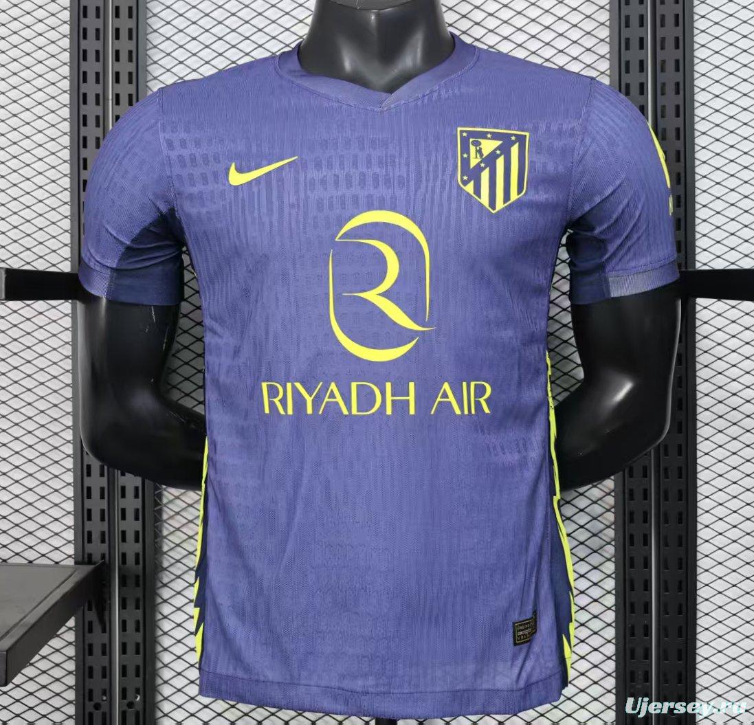 Player Version 25/26 Atletico Madrid Away Jersey