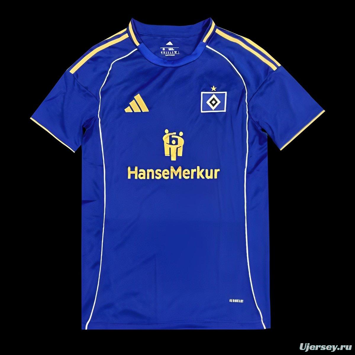 25/26 Hamburger SV Away Blue Jersey
