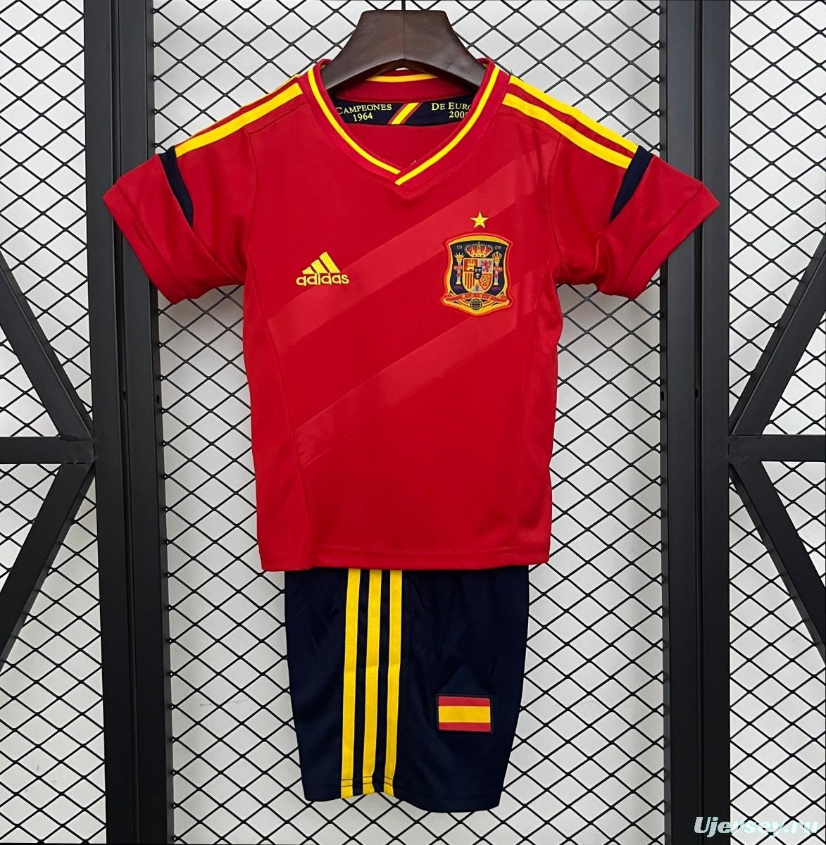 2012 Kids Spain Home Size 16-28 Jersey