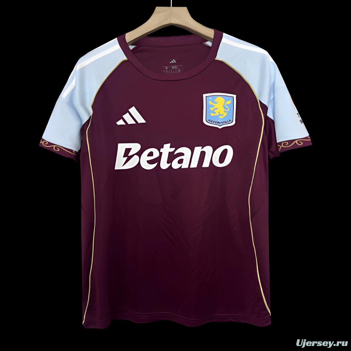 25/26 Aston Villa Home Jersey