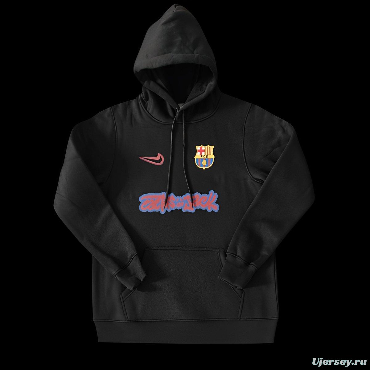 25/26 Barcelona Black Cactus Jack Hoodie -7 Colors