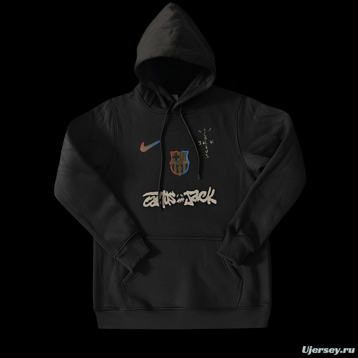 25/26 Barcelona Black Cactus Jack Hoodie -7 Colors