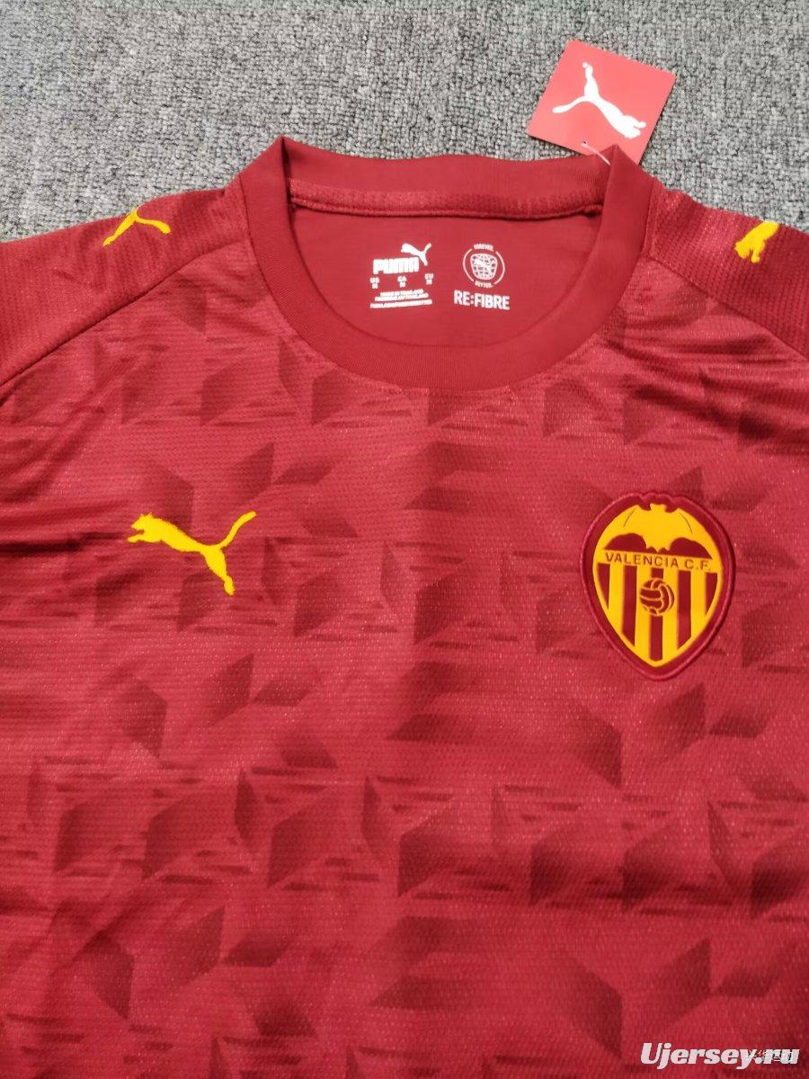 25/26 Valencia Away Red Jersey