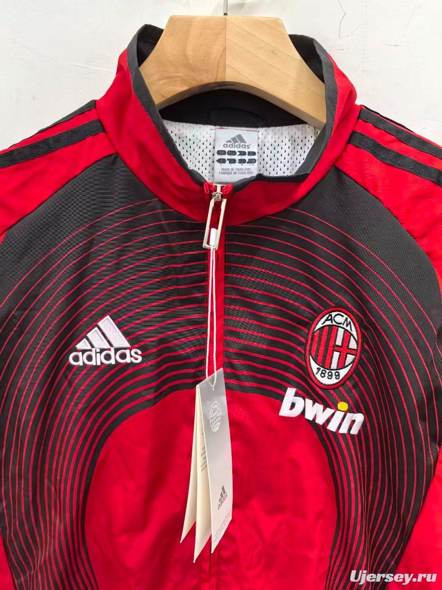 25/26 AC Milan Red Windbreaker