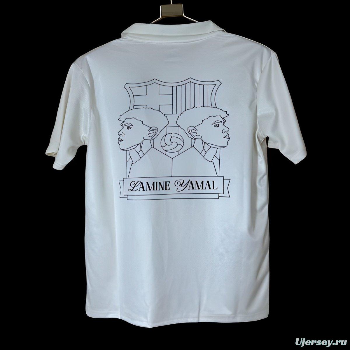 25/26 Barcelona Lamine Yamal Special Printing Jersey