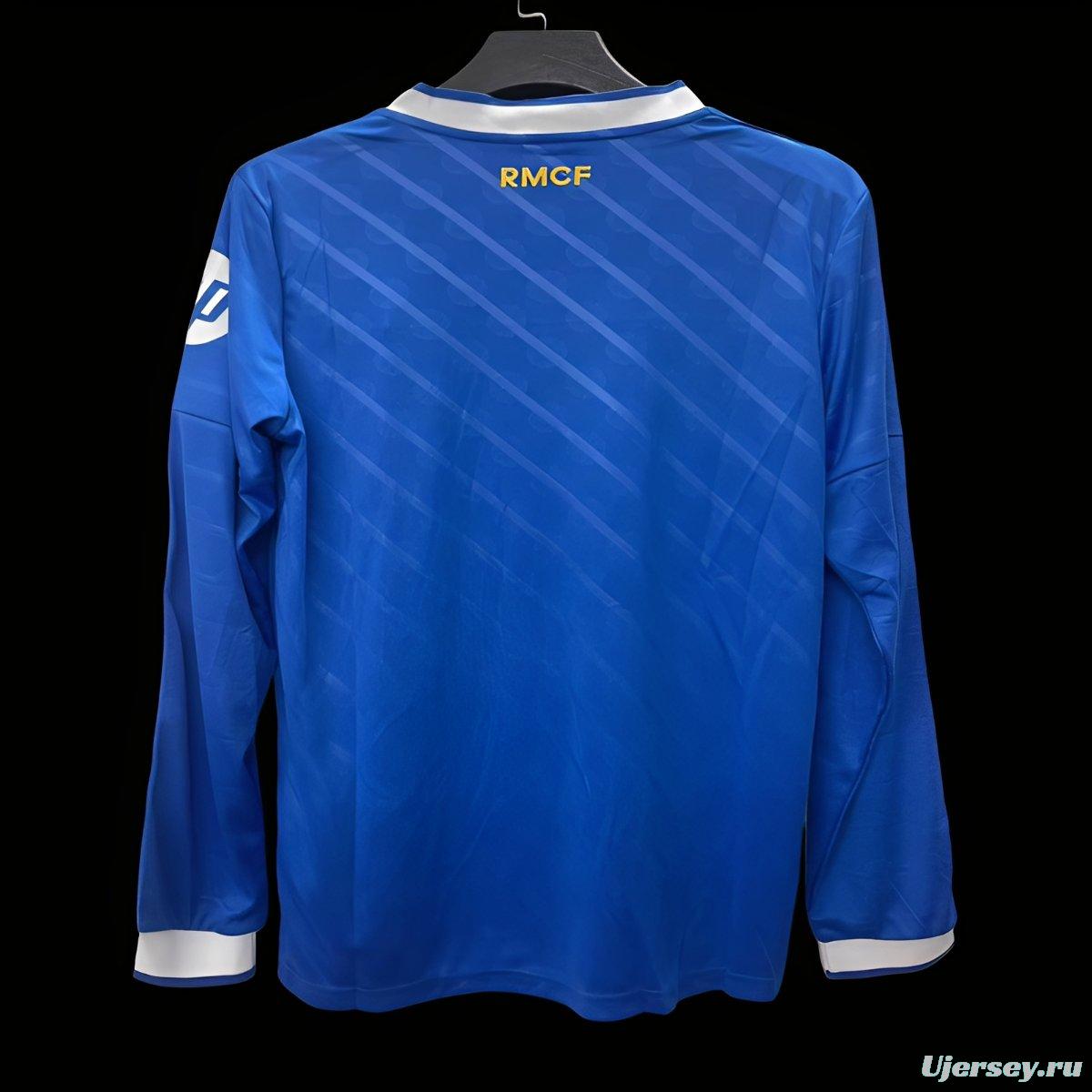 25/26 Real Madrid Third Blue Long Sleeve Jersey