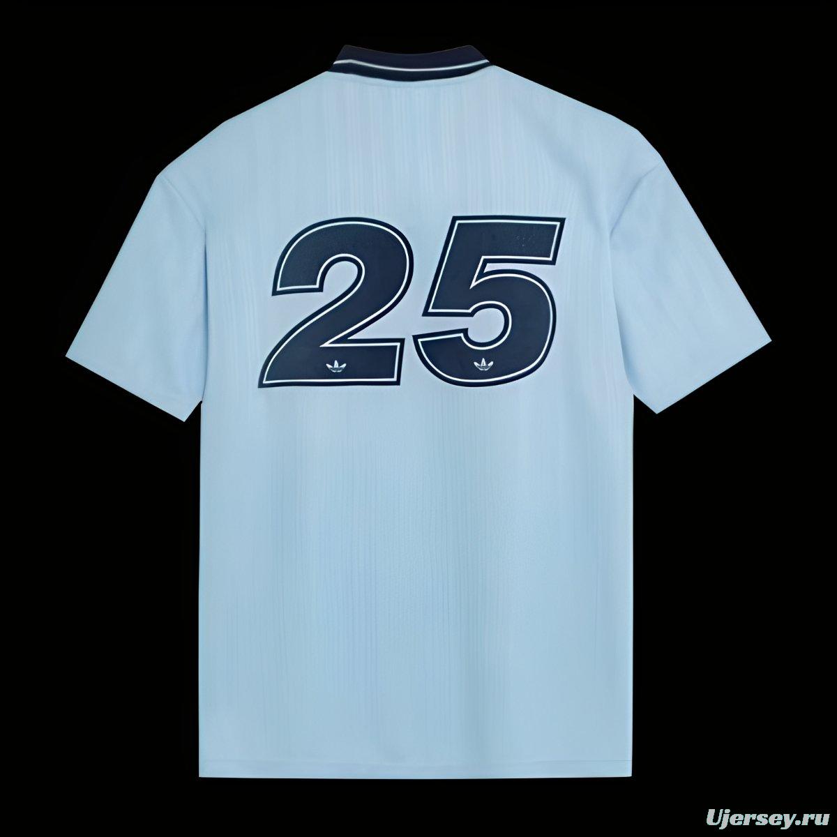 2025 Adidas x Oasis Tour Jacquard Clear Sky Jersey