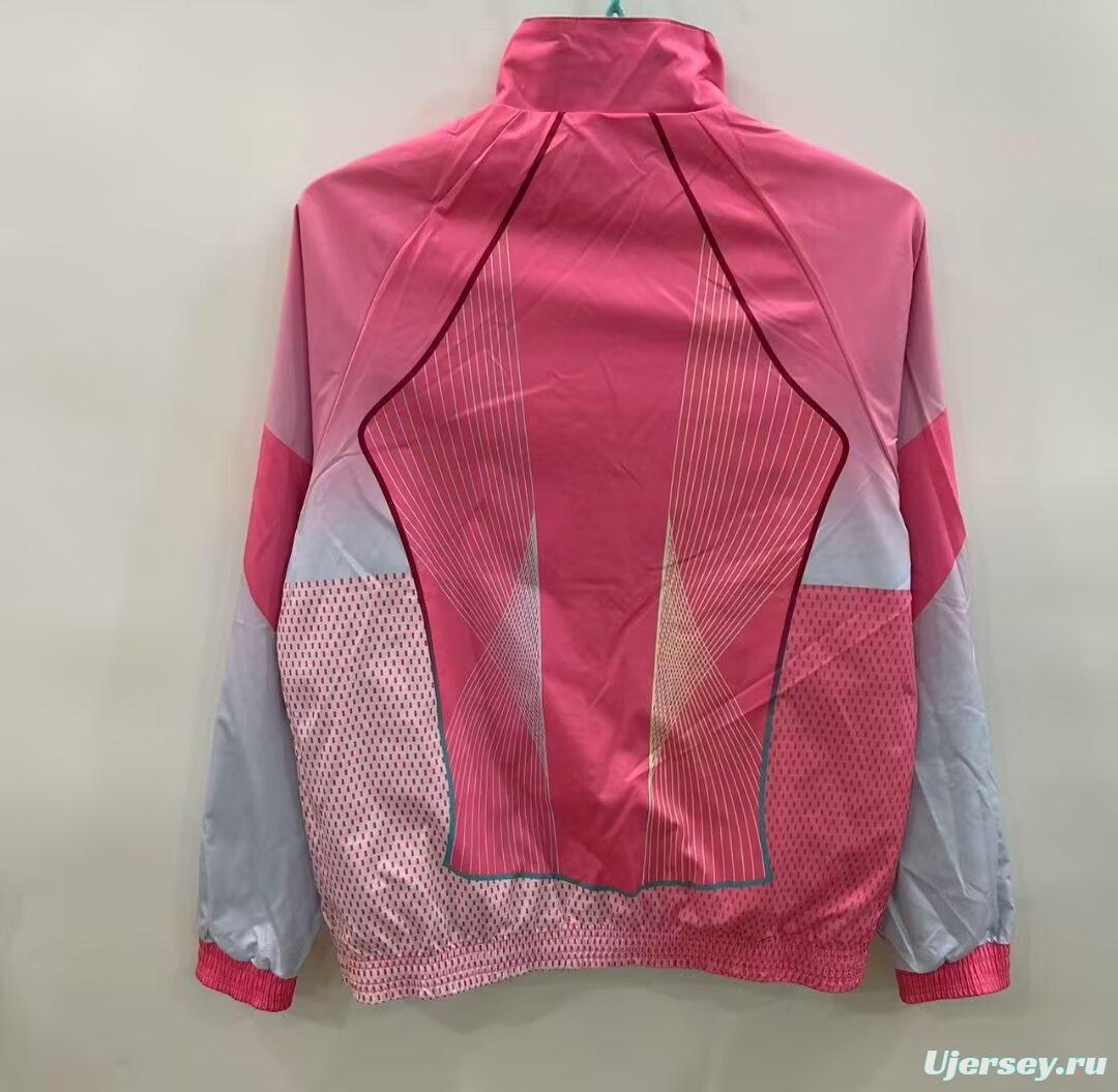 25/26 Barcelona Pink/Blue Reversible Windbreaker