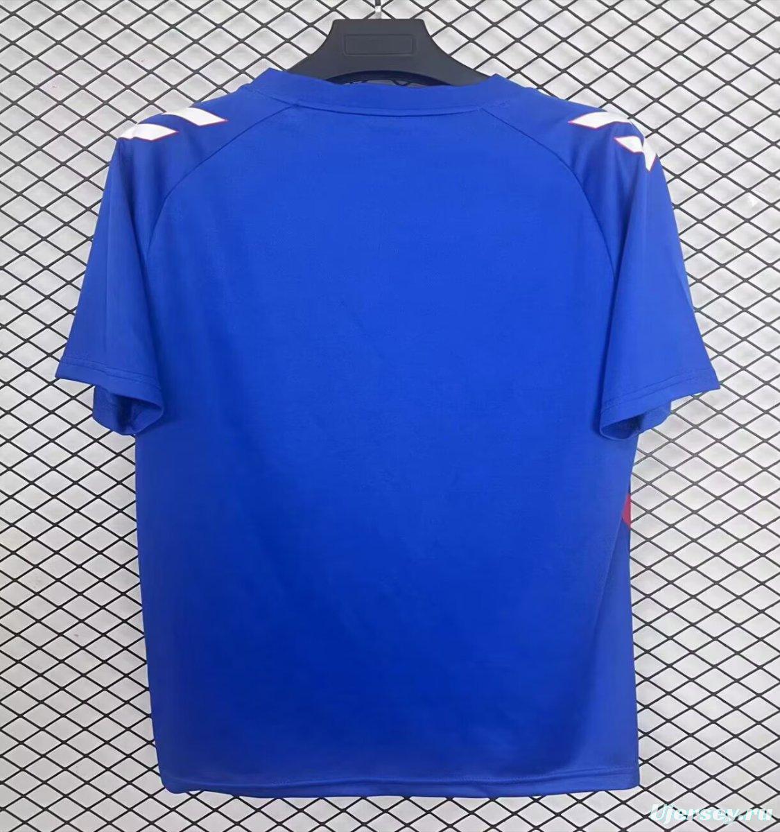 25/26 Sunderland Blue with Flowing Wave Stripes Pre-Match Jersey