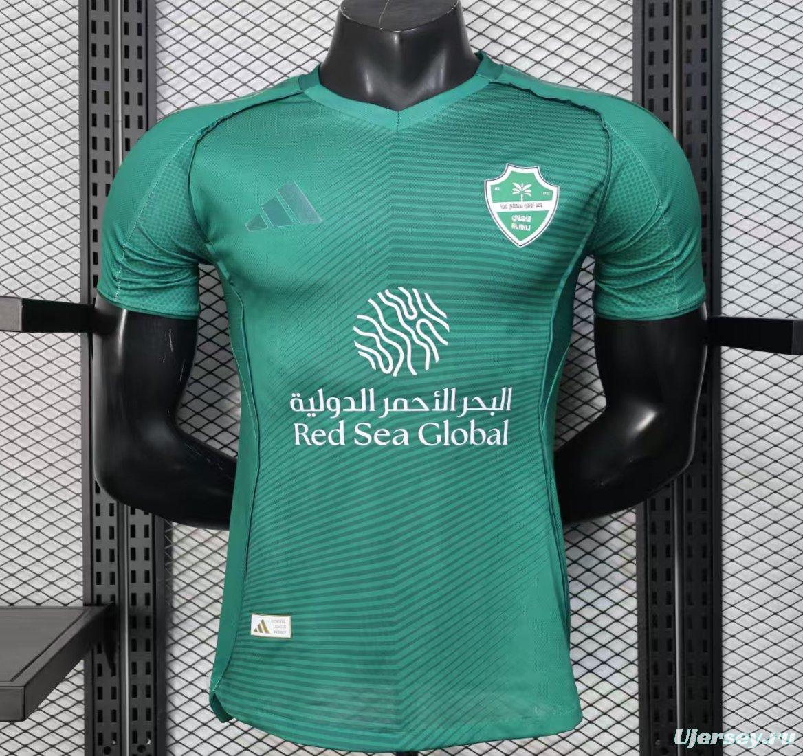 Player Version 25/26 Al-Ahli Away Green Jersey
