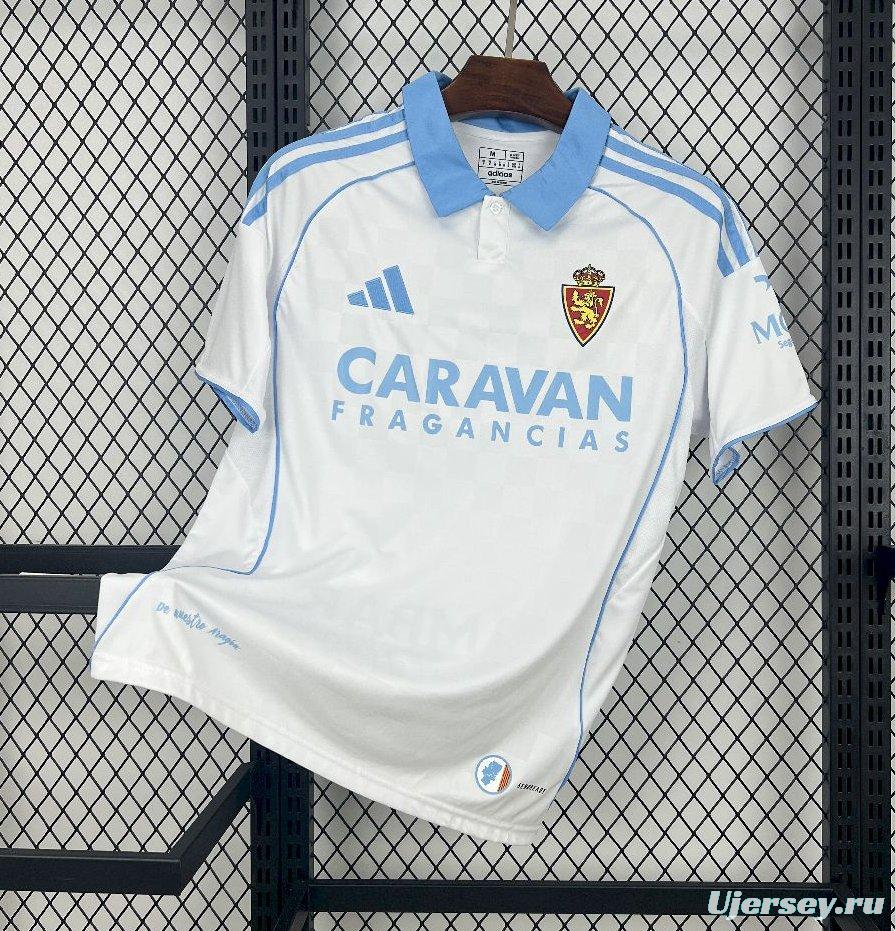 25/26 Real Zaragoza Home Jersey