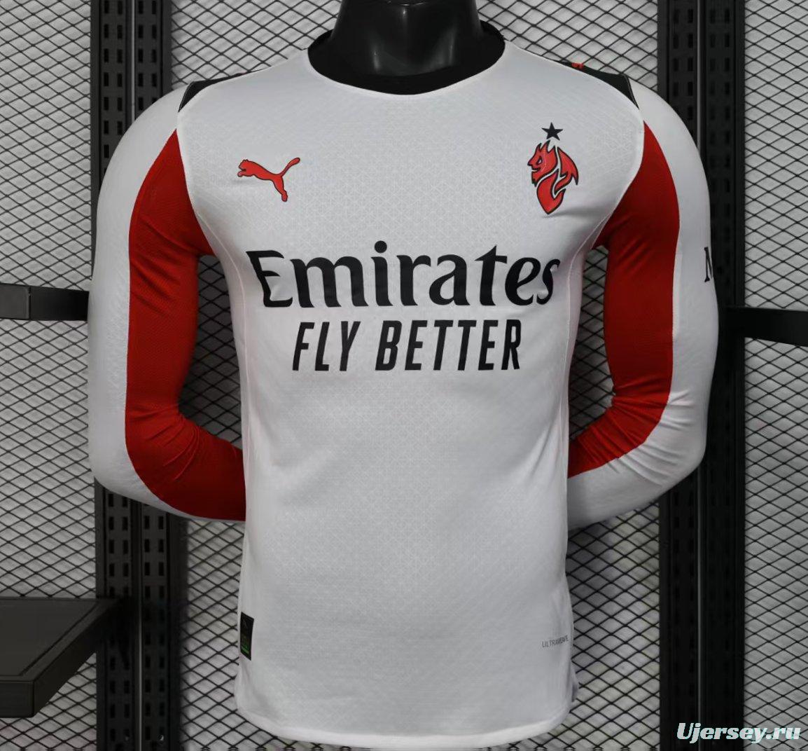Player Version 25/26 AC Milan Away Long Sleeve Jersey