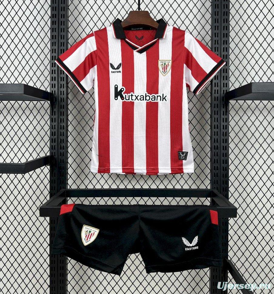 2025/26 Kids Athletic Bilbao Home Kit