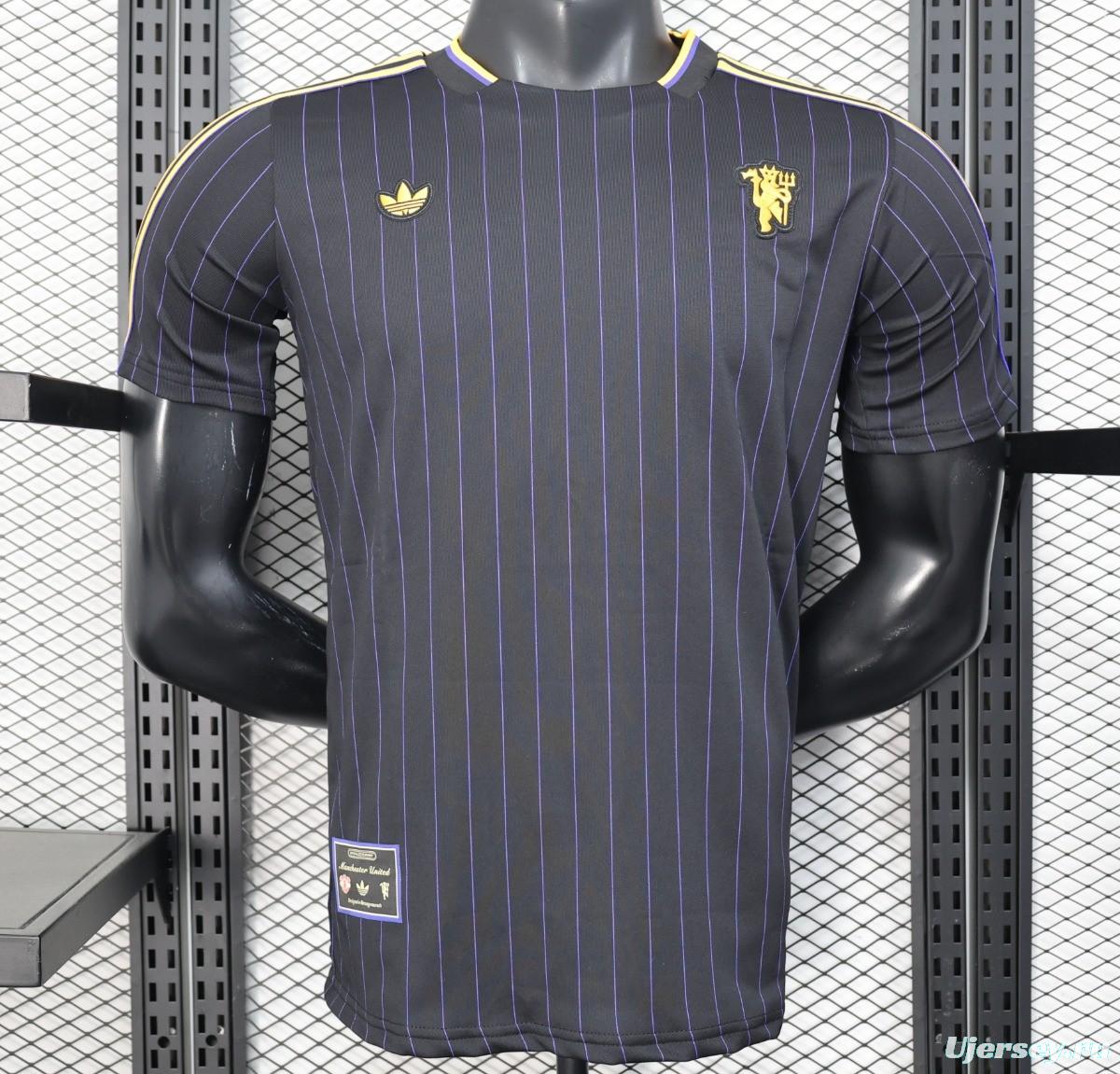 Player Version 25/26 Manchester United Black Casual Jersey