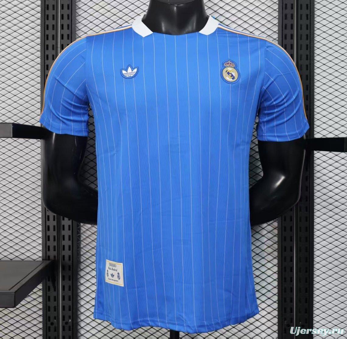 Player Version 25/26 Real Madrid Blue Casual Jersey