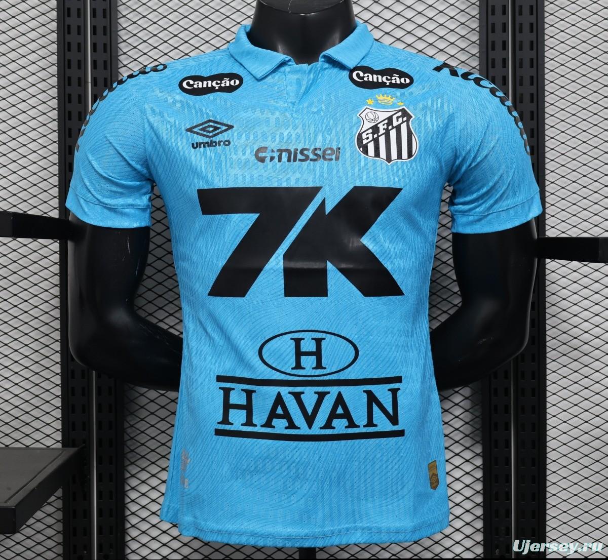 Player Version 25/26 Santos Blue Jersey