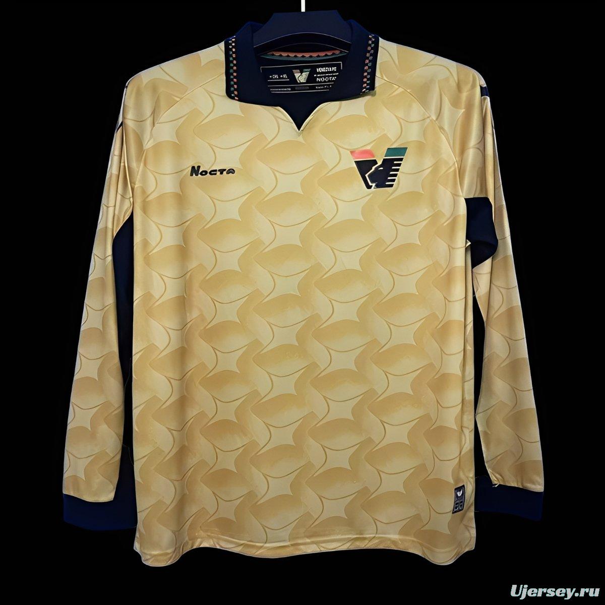 25/26 Venezia Golden Goalkeeper Long Sleeve Jersey