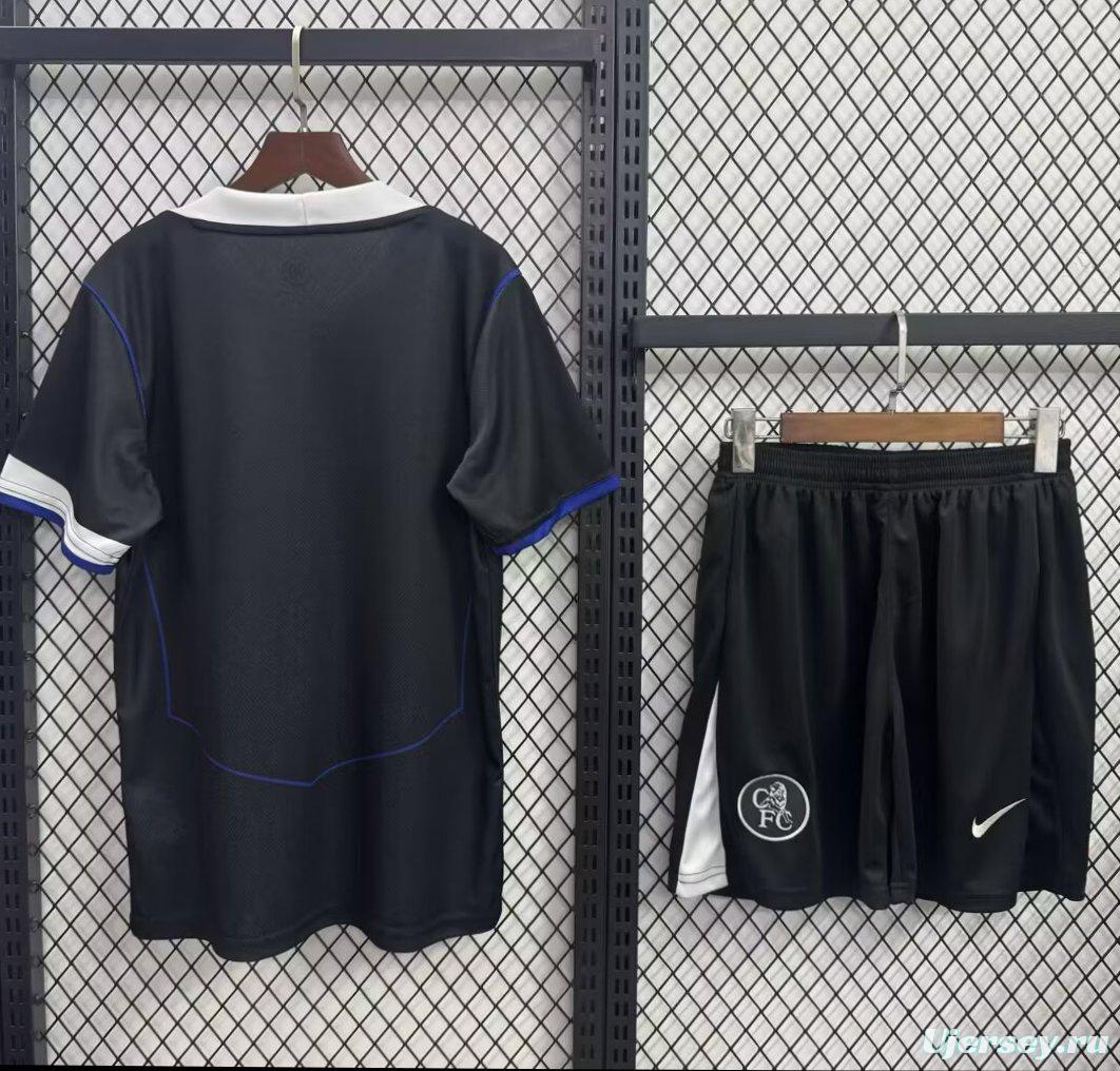 25/26 Kids Chelsea Third Black Jersey