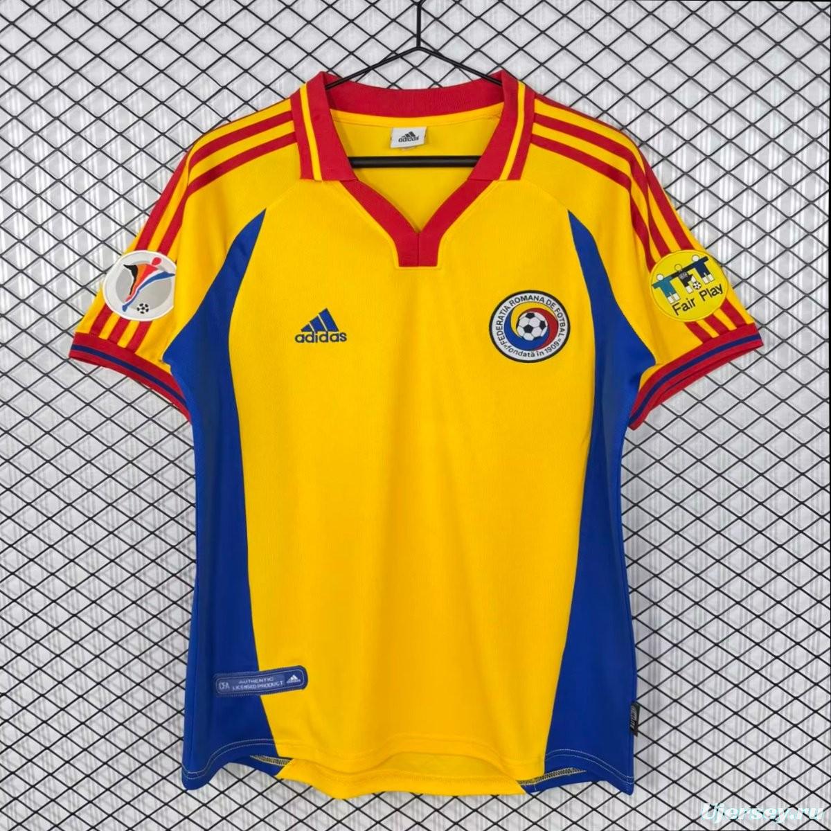 Retro 2000 Romania Home Jersey