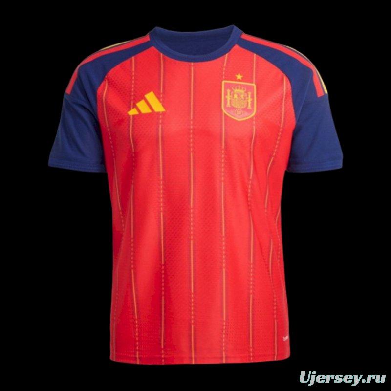 2026 Mens Spain World Cup Home Jersey