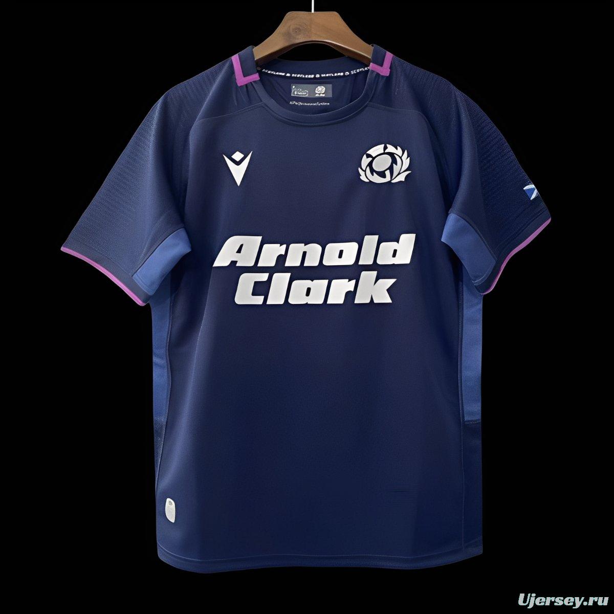 2026 Scotland home Navy Blue Jersey