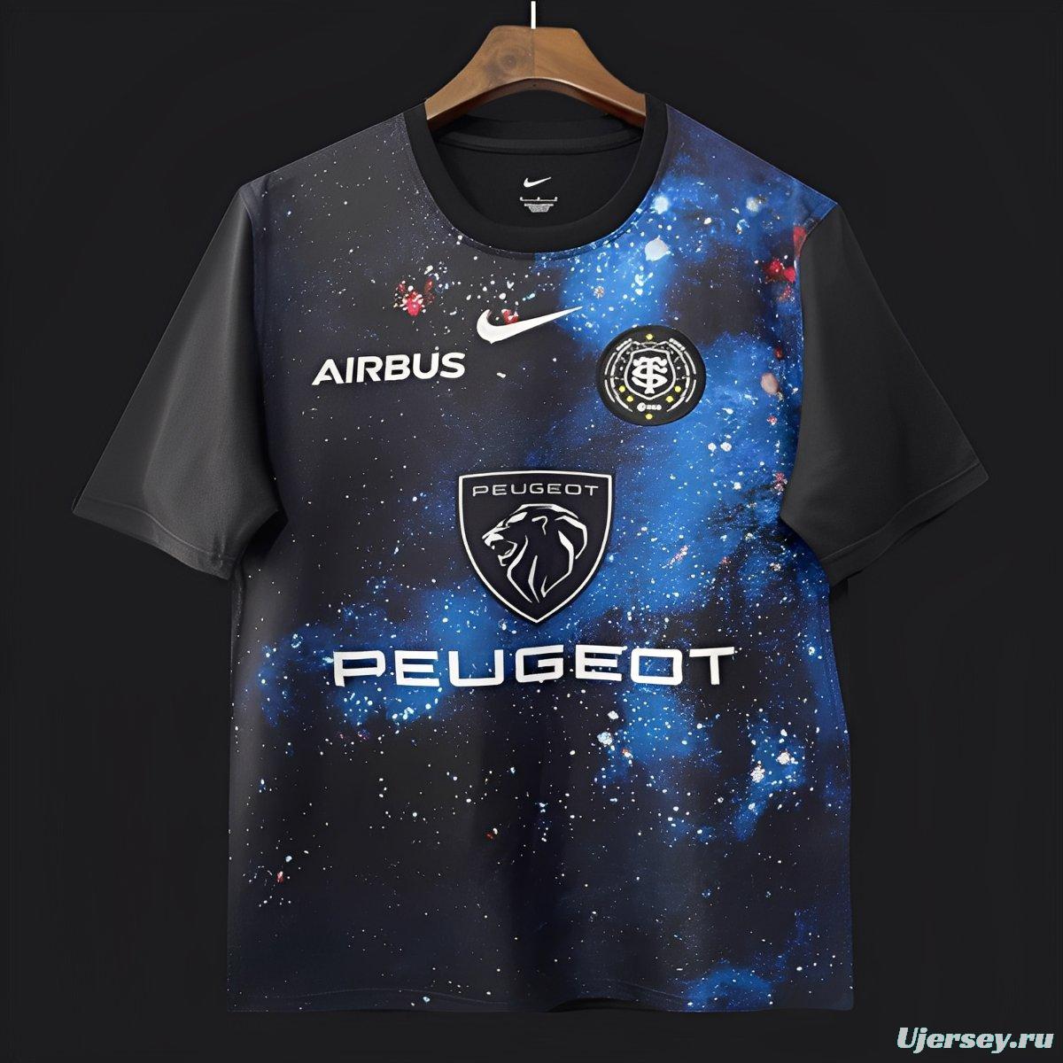 25/26 Toulouse Black with Blue Galaxy Nebula Jersey