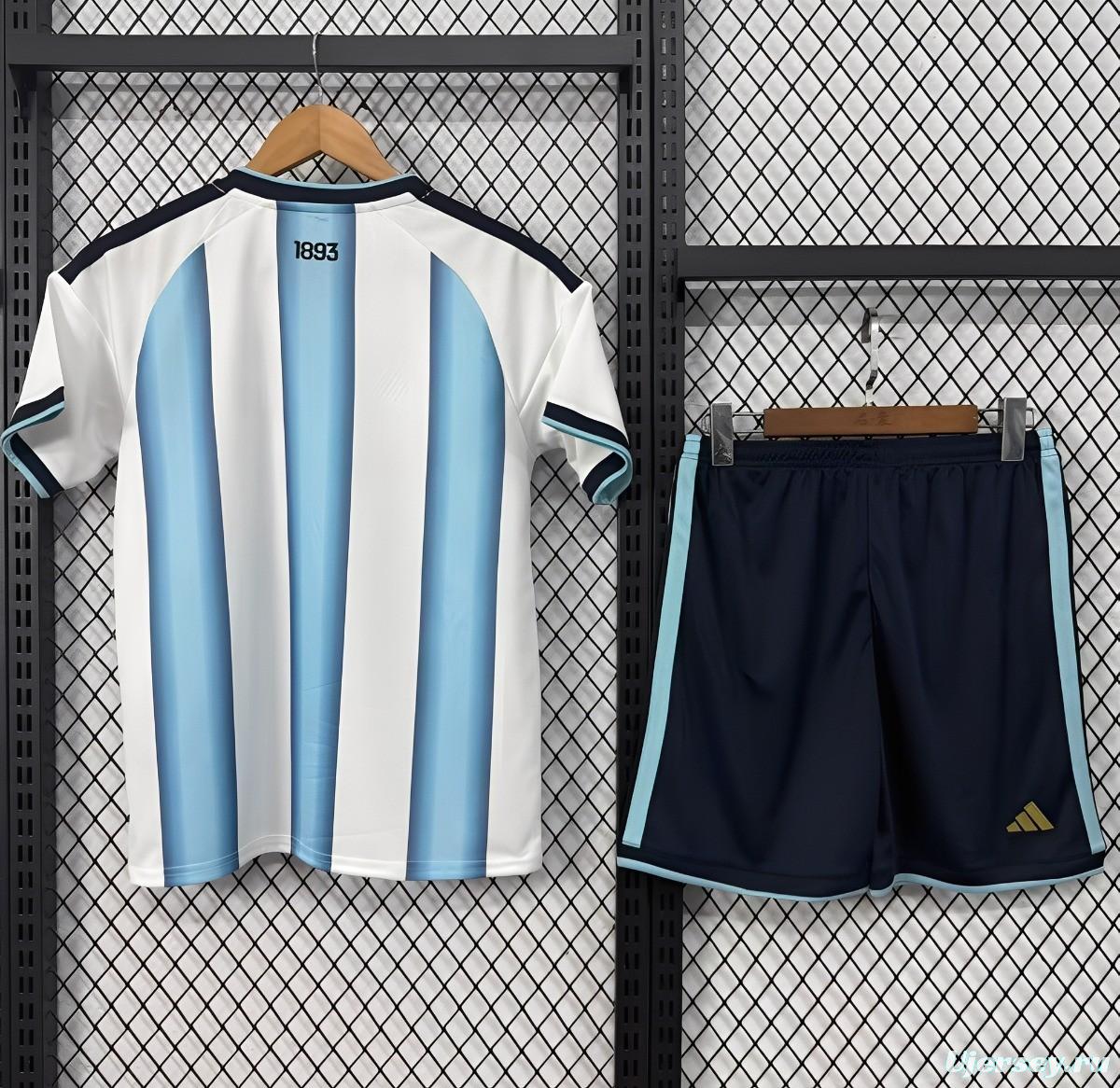 2026 Kids Argentina Home Jersey