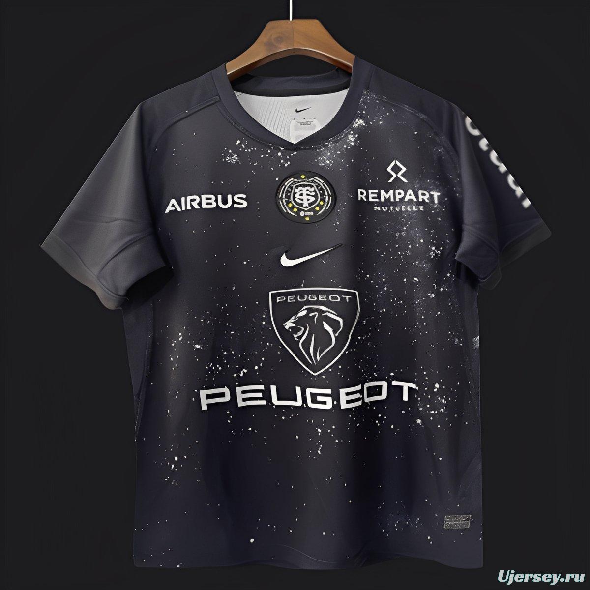 25/26 Toulouse Black with Galaxy Splatter Jersey
