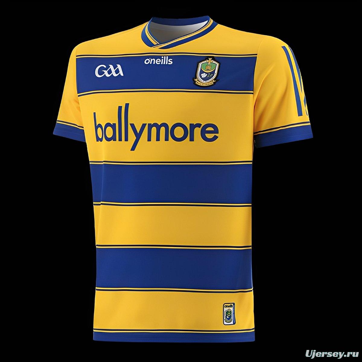 25/26 Roscommon GAA Yellow with Blue Hoops Home Jersey