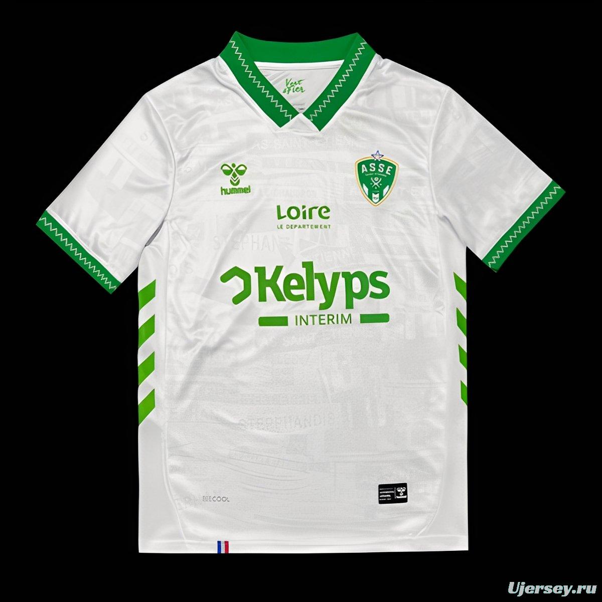25/26 Saint-Etienne Away White Jersey