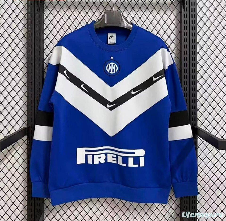 25/26 Inter Milan Blue Long Sleeve Training Top