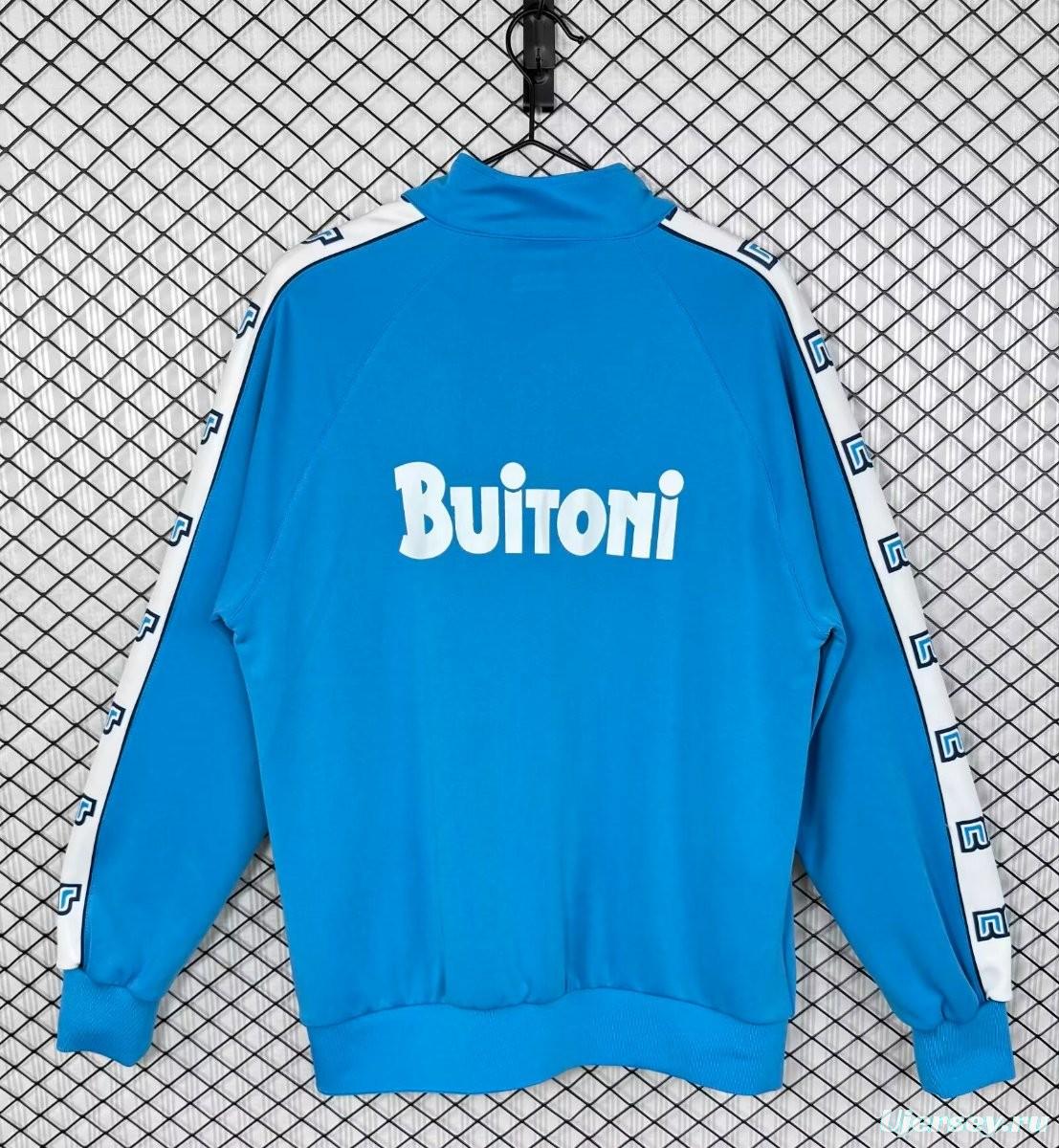 Retro 87/88 Napoli Home Full Zipper Jacket