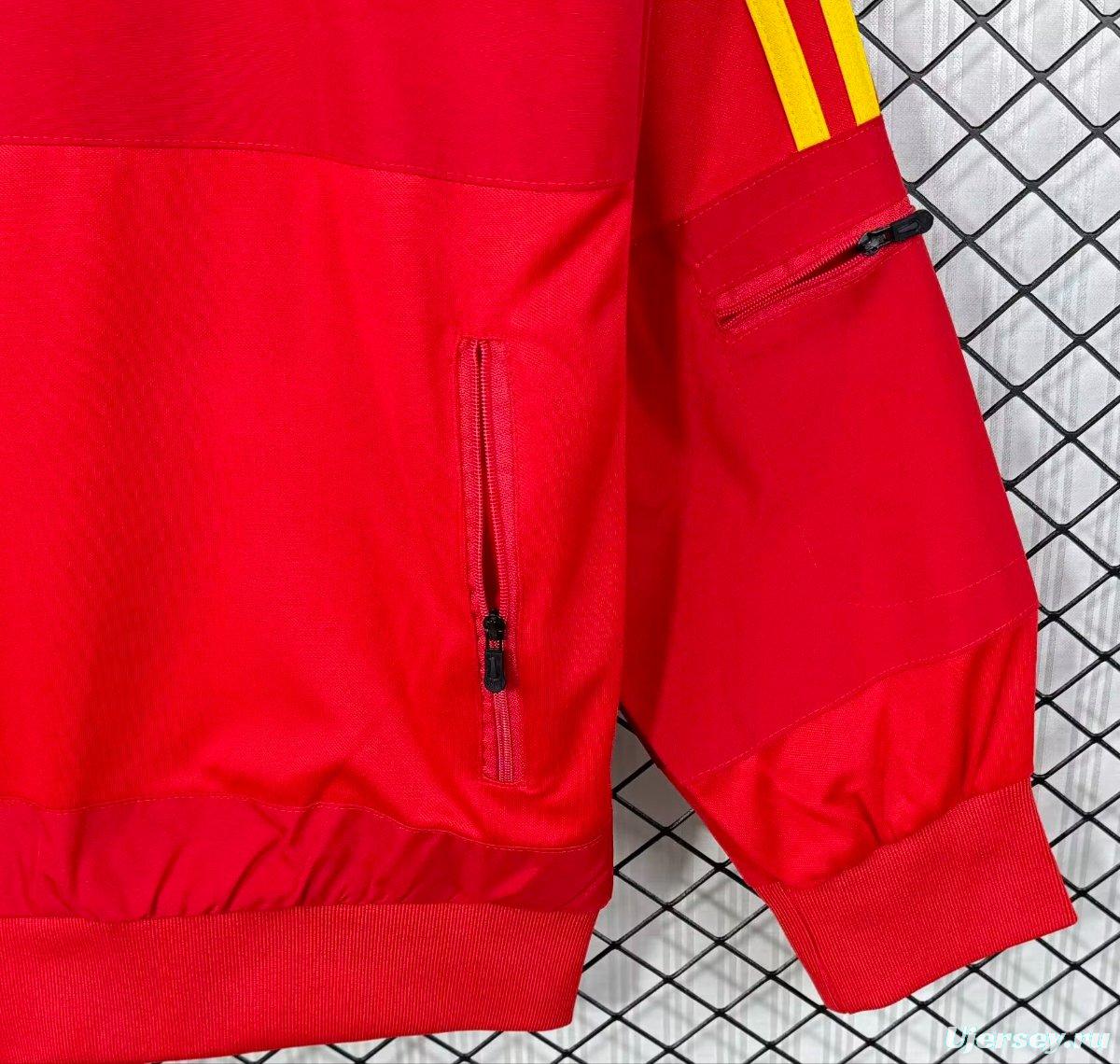 Retro 2010 Spain Home Full Zipper Jacket