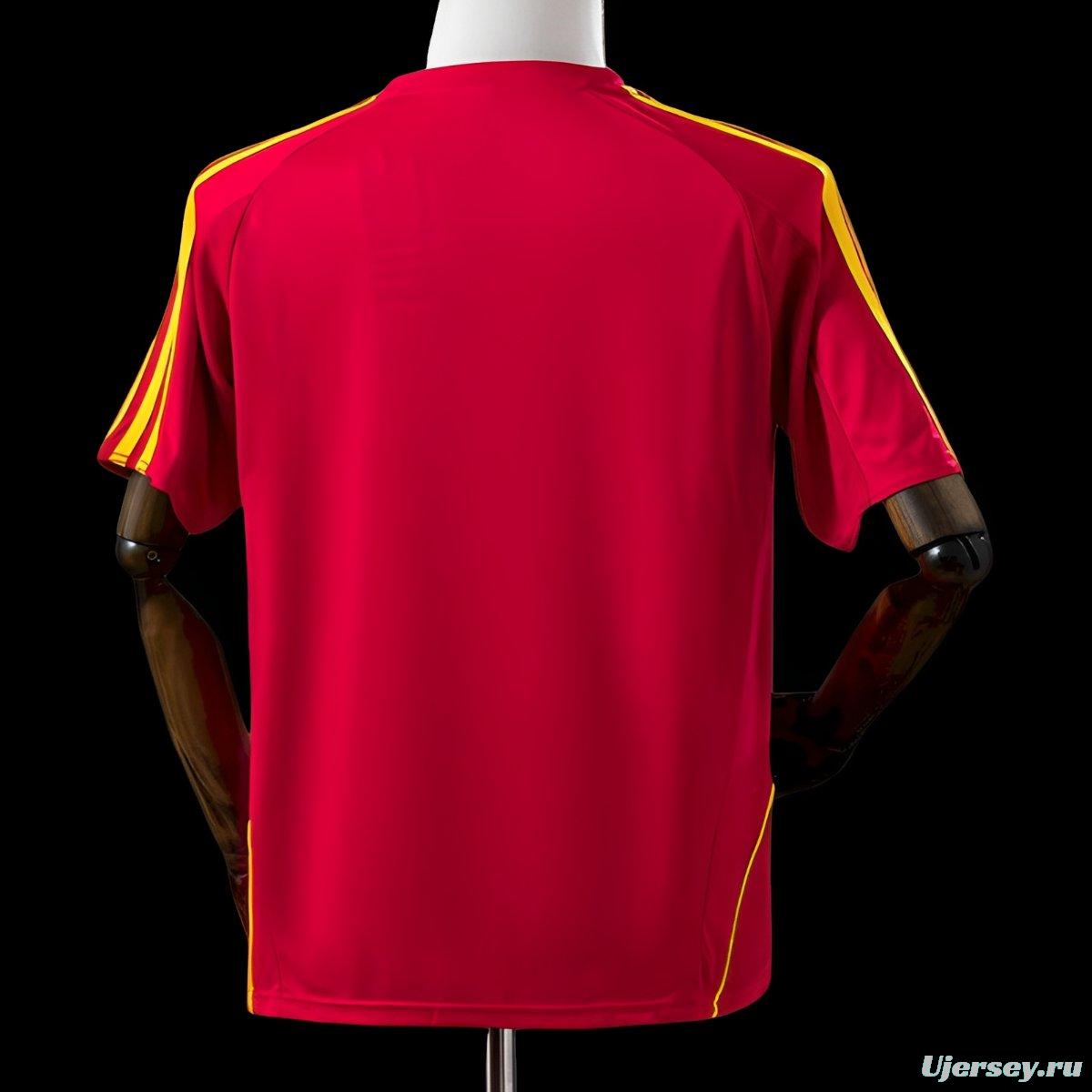 2008 Retro Spain Home Jersey