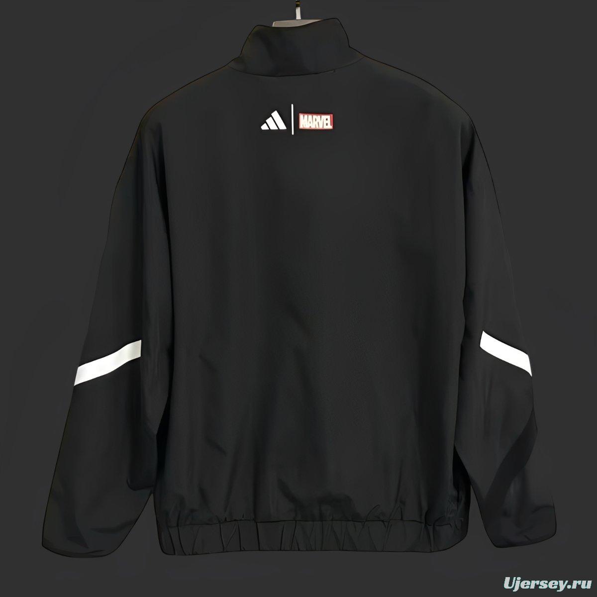 25/26 Real Madrid Avengers Full Zipper Windbreaker