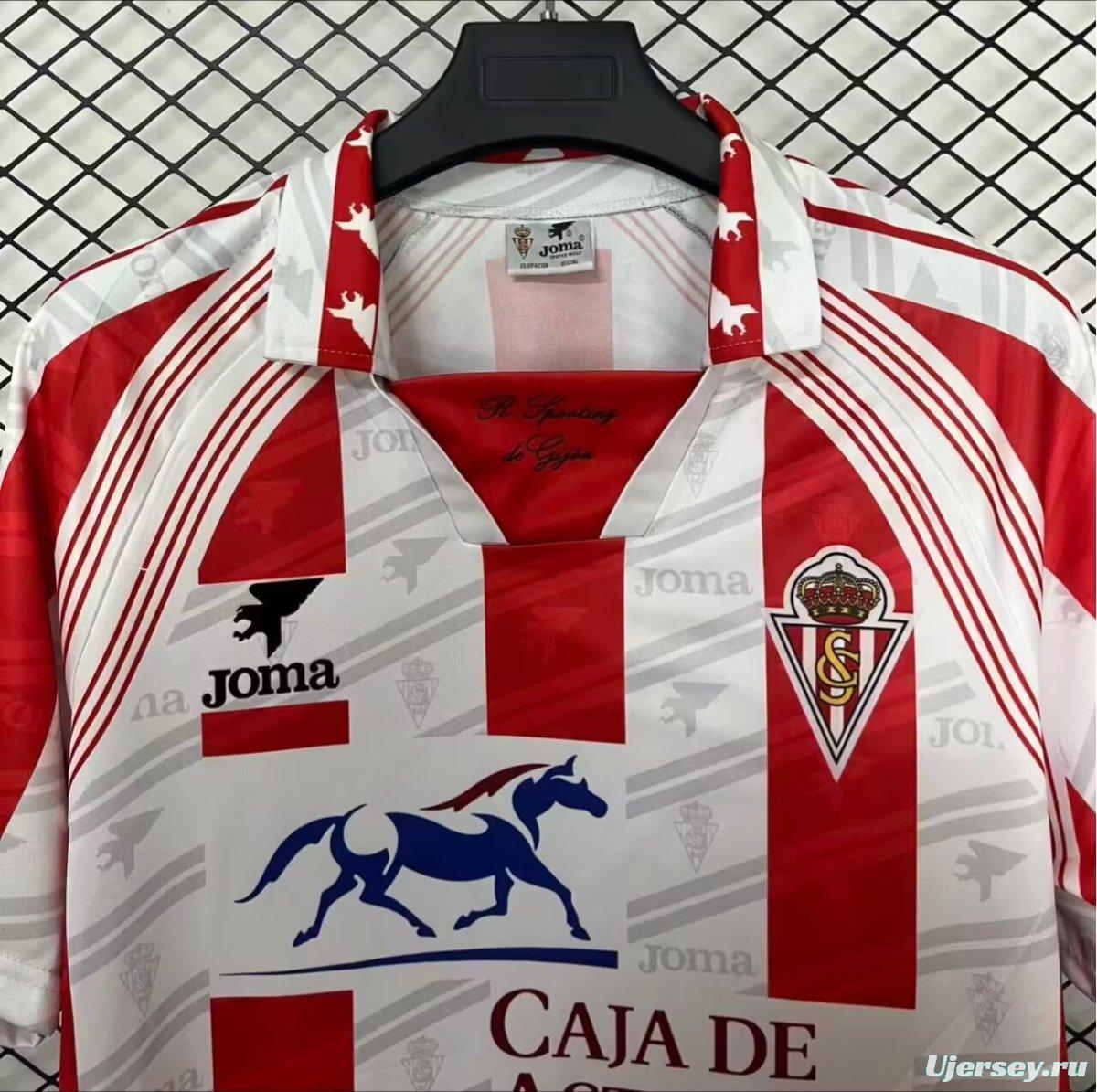 Retro 95/96 Sporting Gijon Home Jersey