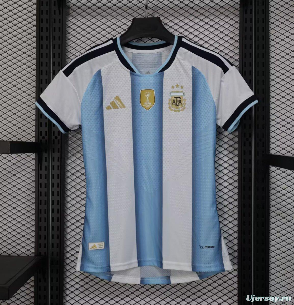 Player Version 2026 Argentina Home Women Jersey