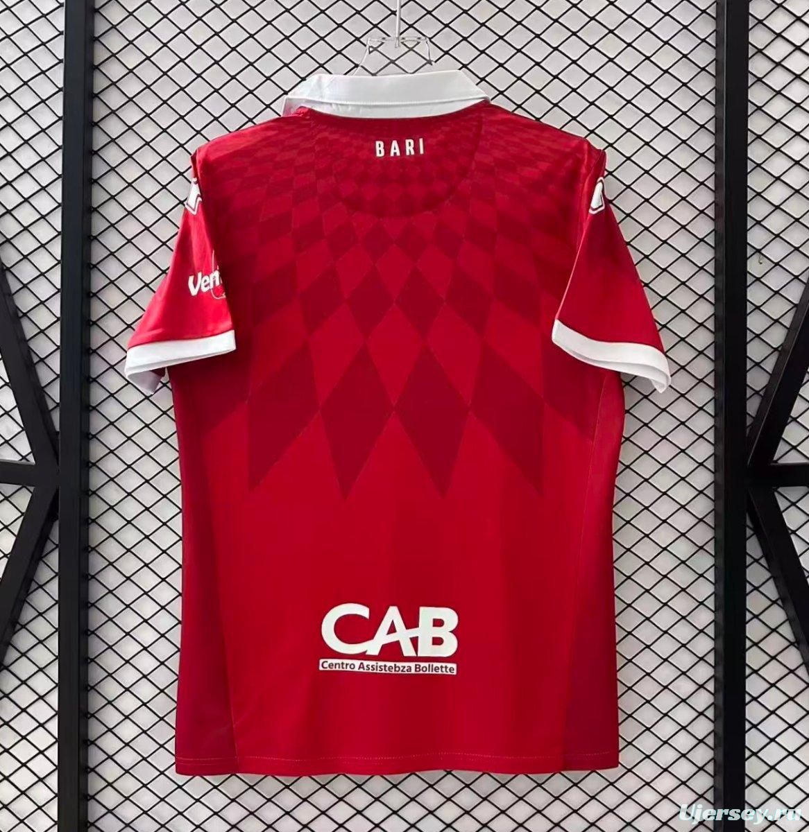 25/26 BARI Away Red Jersey